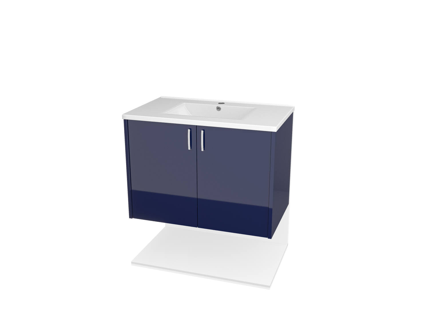 Wall Mounted Sink With Double Doors